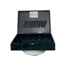 AHŞAP SİYAH RENK MAKİNA VE MAKAS ÇANTASI AHŞAP SİYAH RENK MAKİNA VE MAKAS ÇANTASI